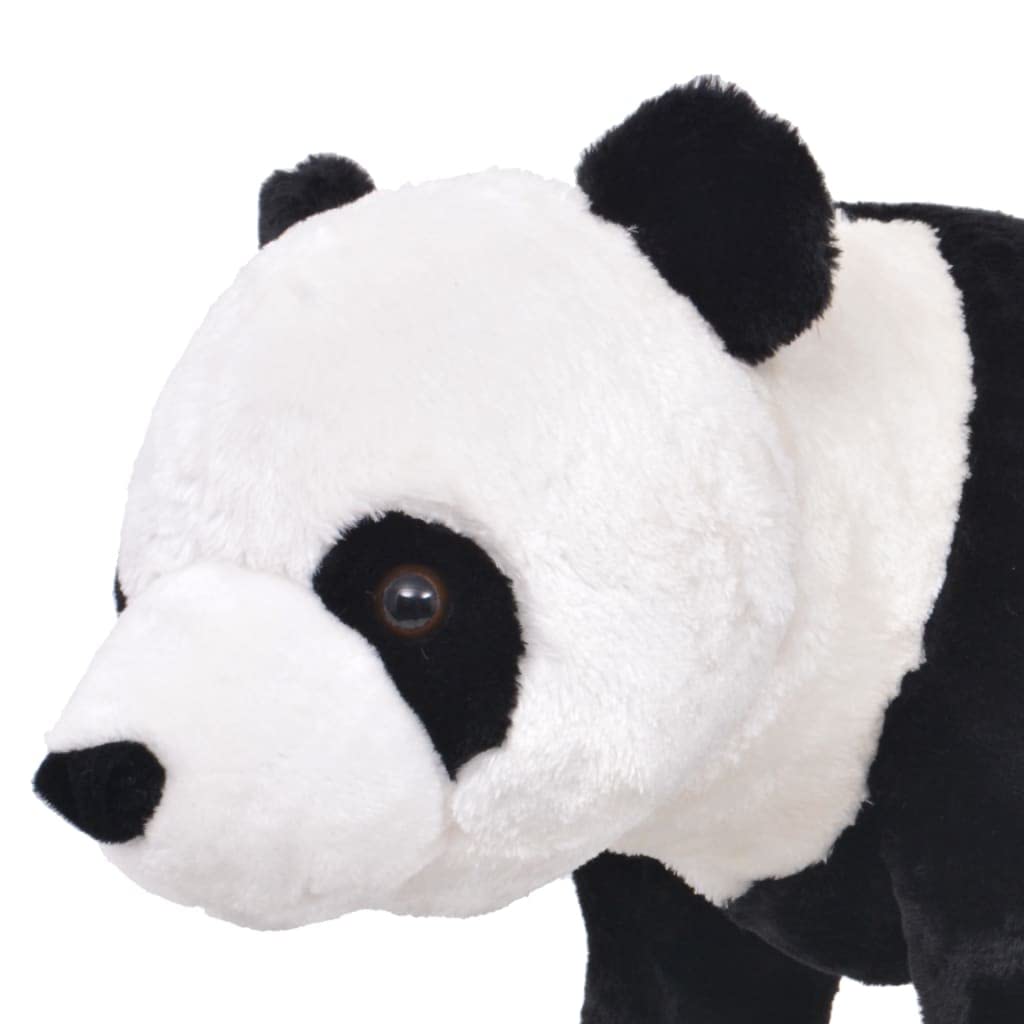 vidaXL Panda Plüschtier XXL 92 cm schwarz-weiß 100 kg