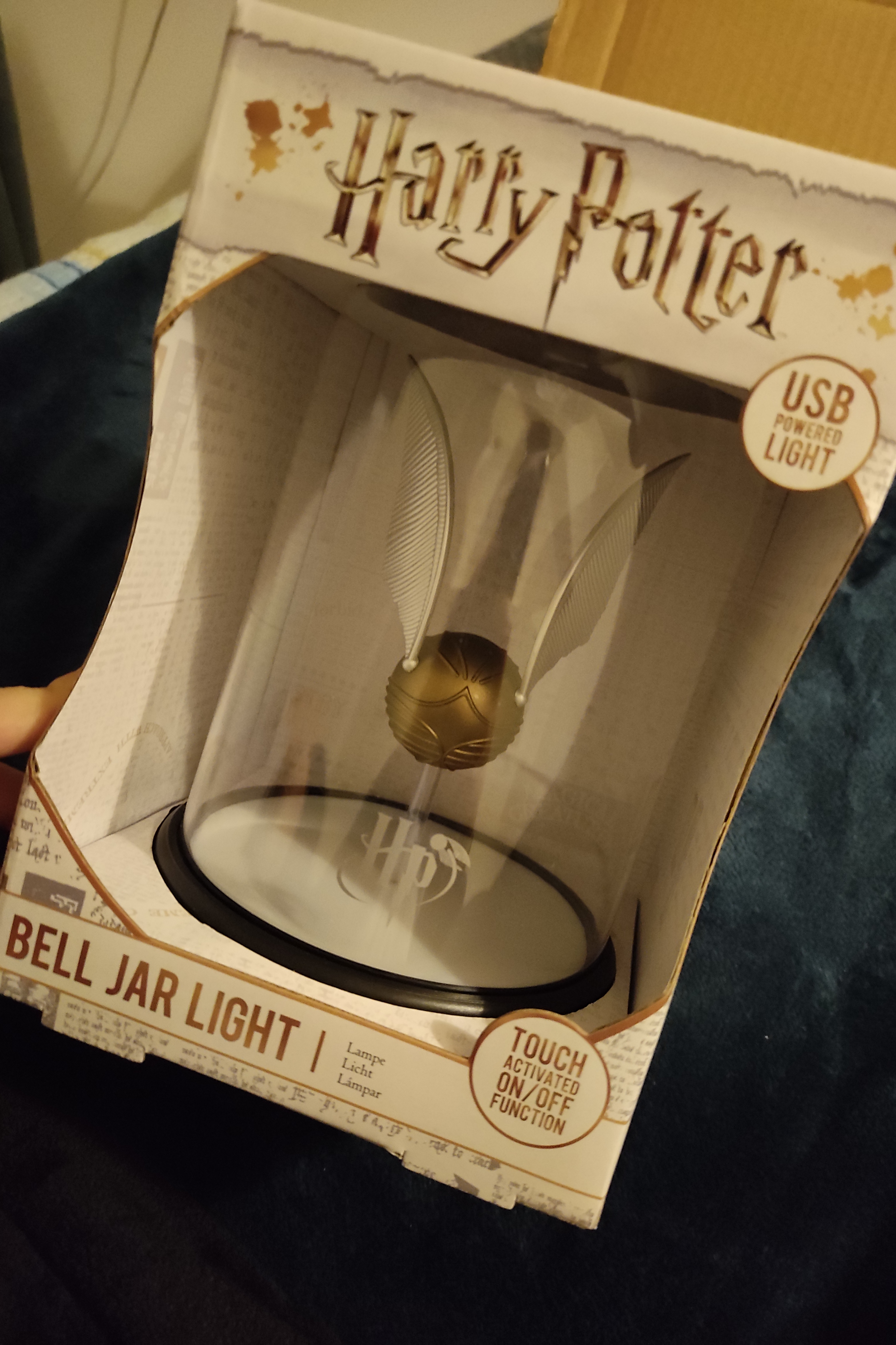 Paladone Harry Potter Schnatz Tischlampe Touch USB 20 cm