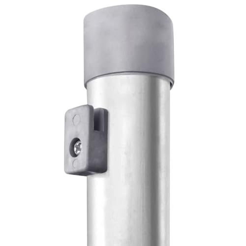 vidaXL Heim & Garten Zaunpfosten 15 Stk 150 cm Silber