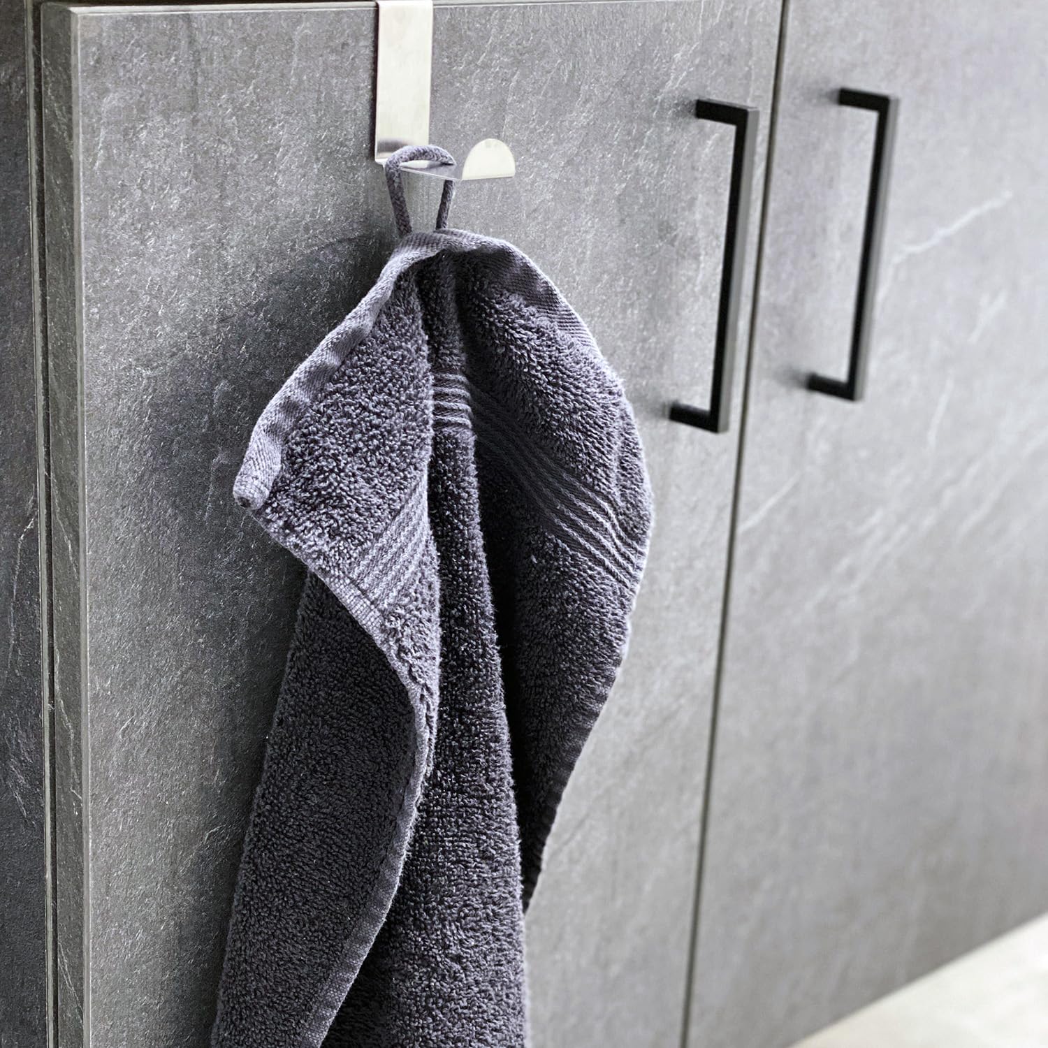 Intirilife Garderobe Türhaken 10er-Set Edelstahl 5kg