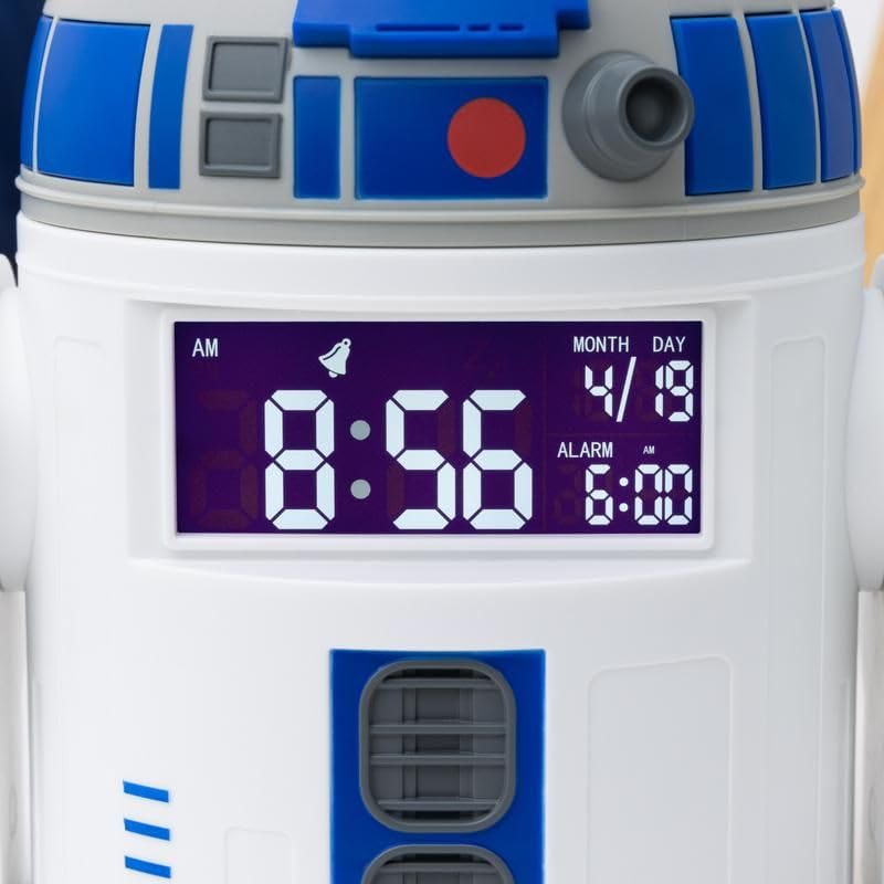 Paladone Homeware R2-D2 Wecker digital 13 cm USB mit Sound Star Wars
