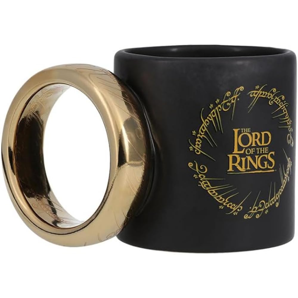 Paladone Herr der Ringe Eine Ring Becher 500 ml Keramik gold