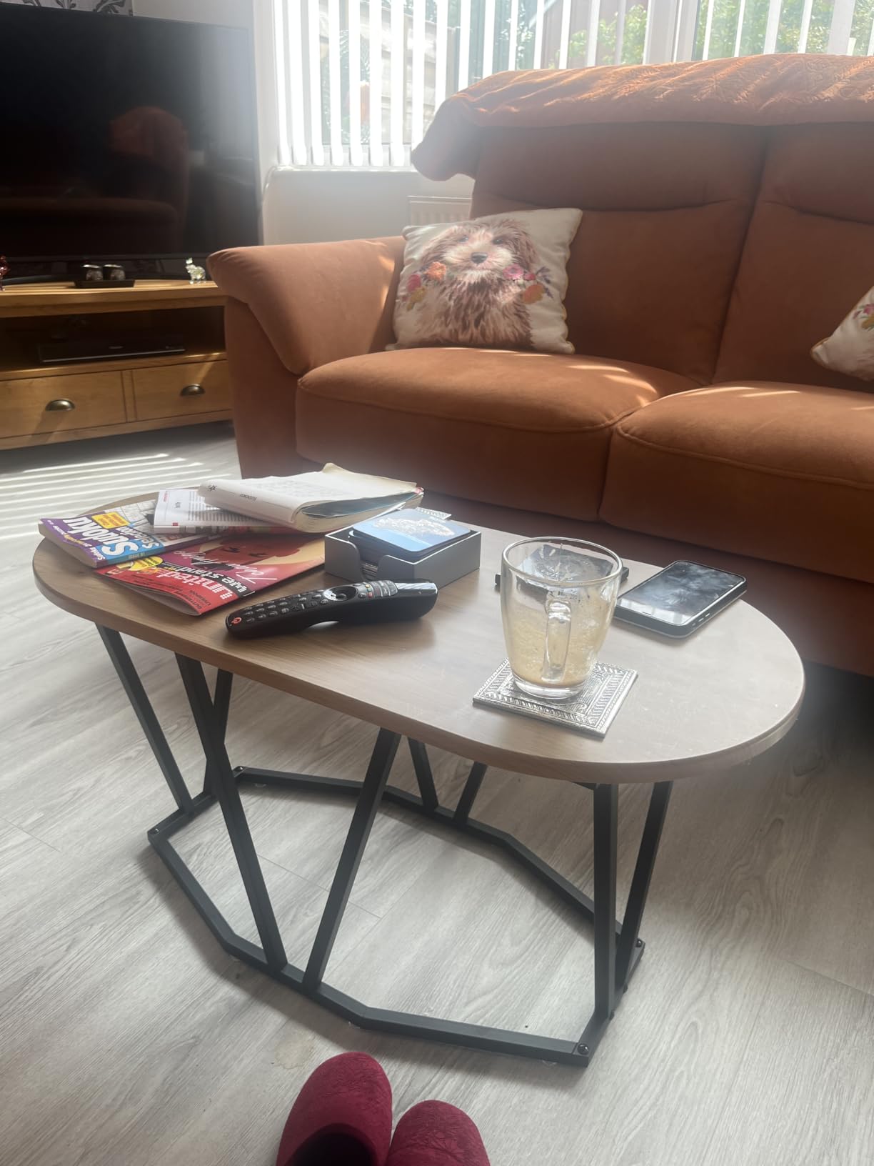 vidaXL Möbel Couchtisch 80x40x40,5 cm Schwarze Eiche Holzwerkstoff