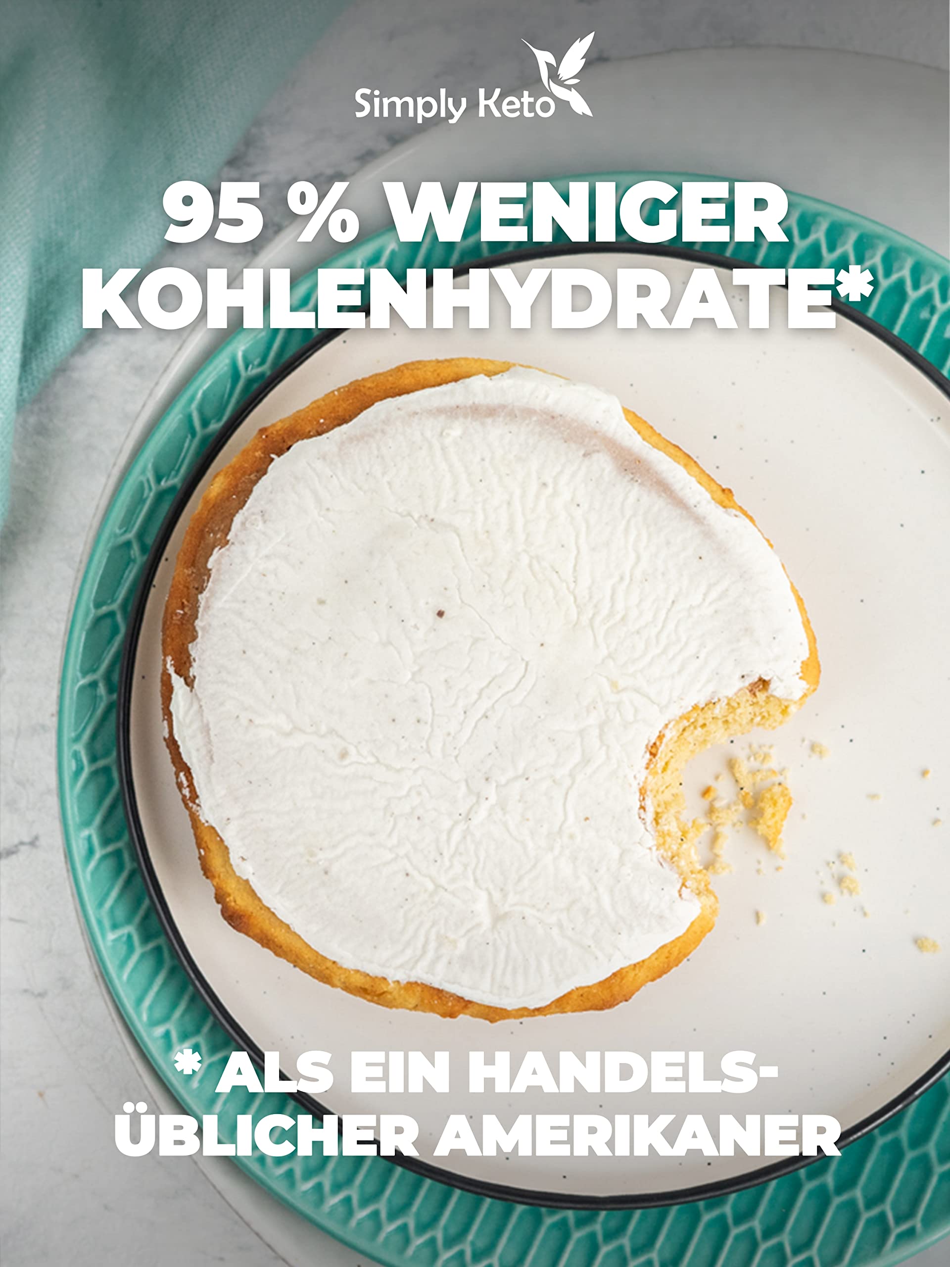Simply Keto Amerikaner Classic Keto Gebäck 120g zuckerfrei