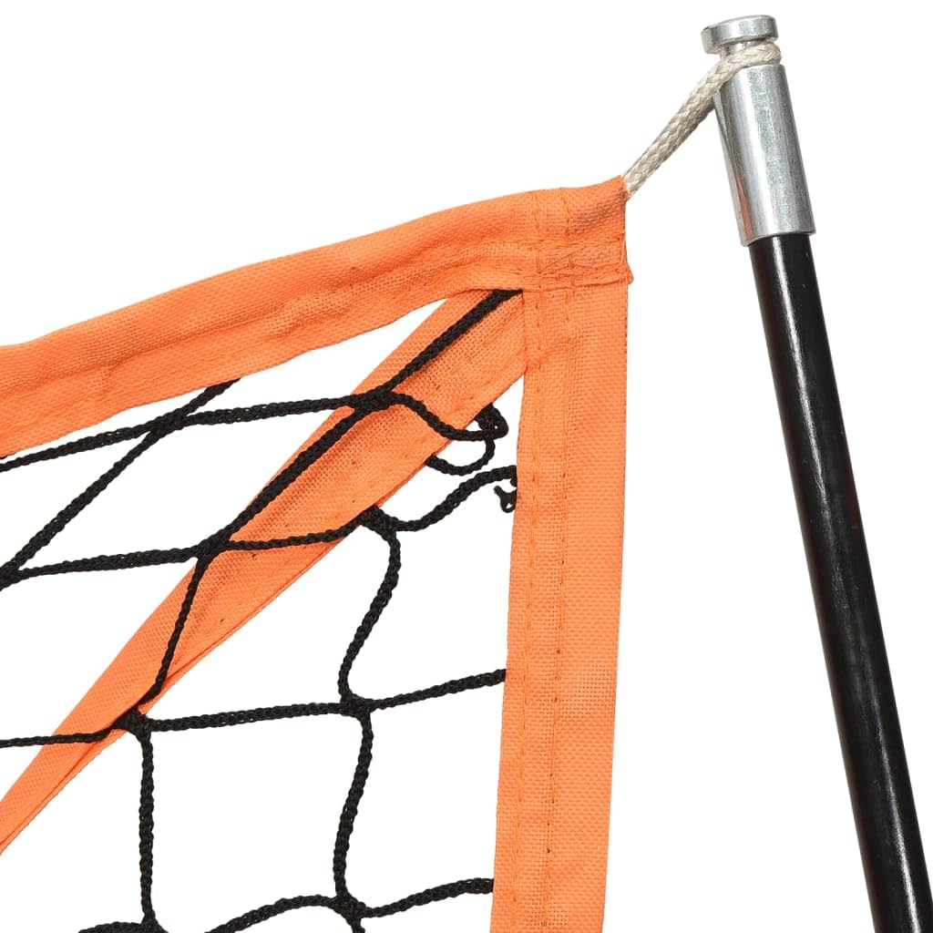vidaXL Sportartikel Baseball-Netz Tragbar 183cm Orange Polyester