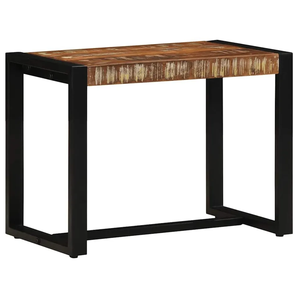 vidaXL Bank 60x35x45 cm Altholz Massivholz Sitzbank Bunt