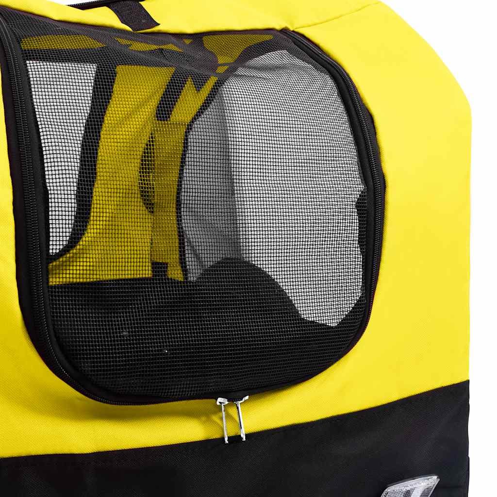 vidaXL Fahrradanhänger Hund 2-in-1 Buggy Hundeanhänger