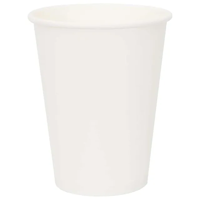vidaXL Pappbecher 300ml Weiß 1000 Stk. Einweg auslaufsicher