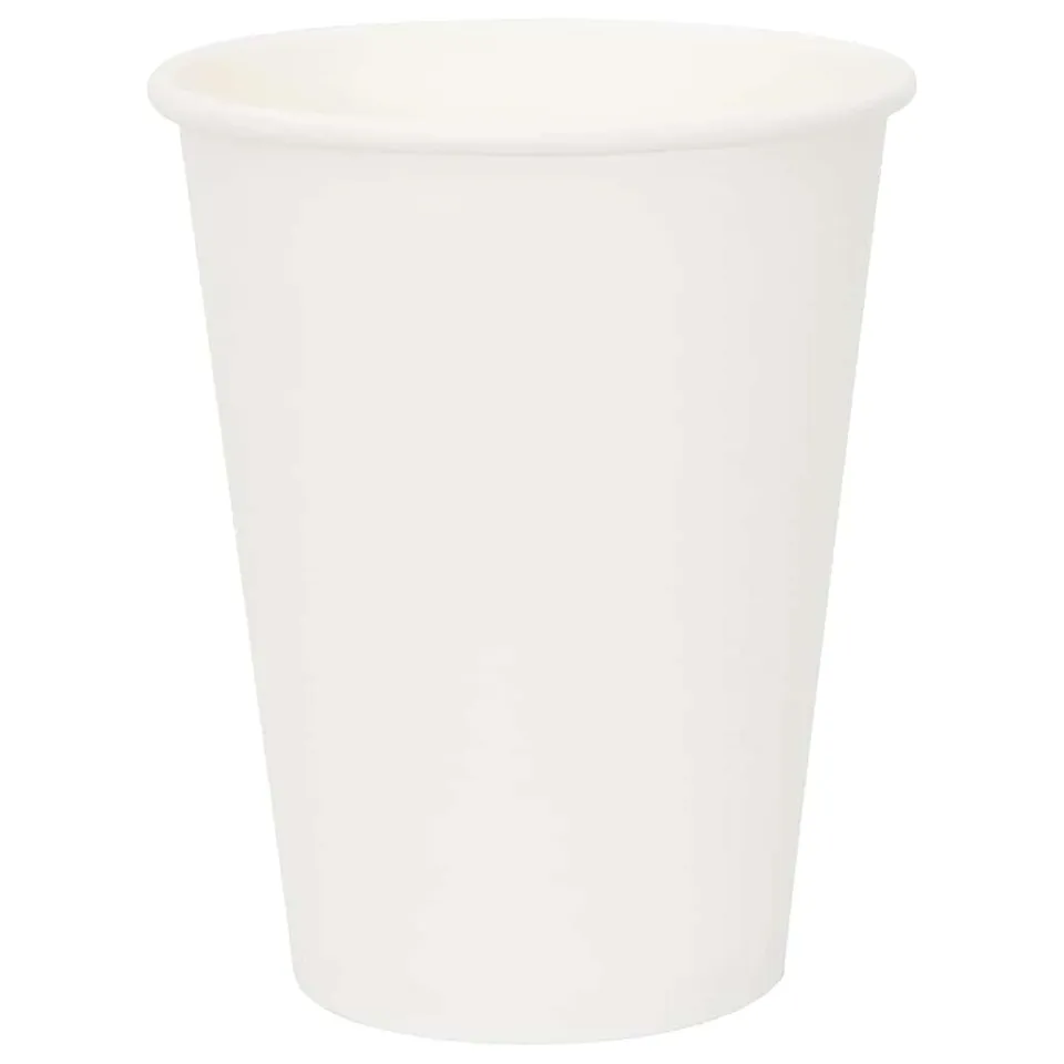 vidaXL Pappbecher 300ml Weiß 1000 Stk. Einweg auslaufsicher