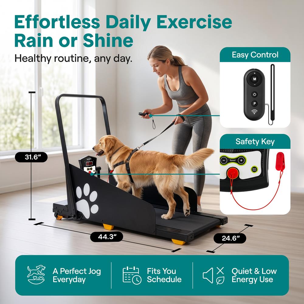 Serenelife Pet Care Hundelaufband klappbar 2,5 PS mit Display