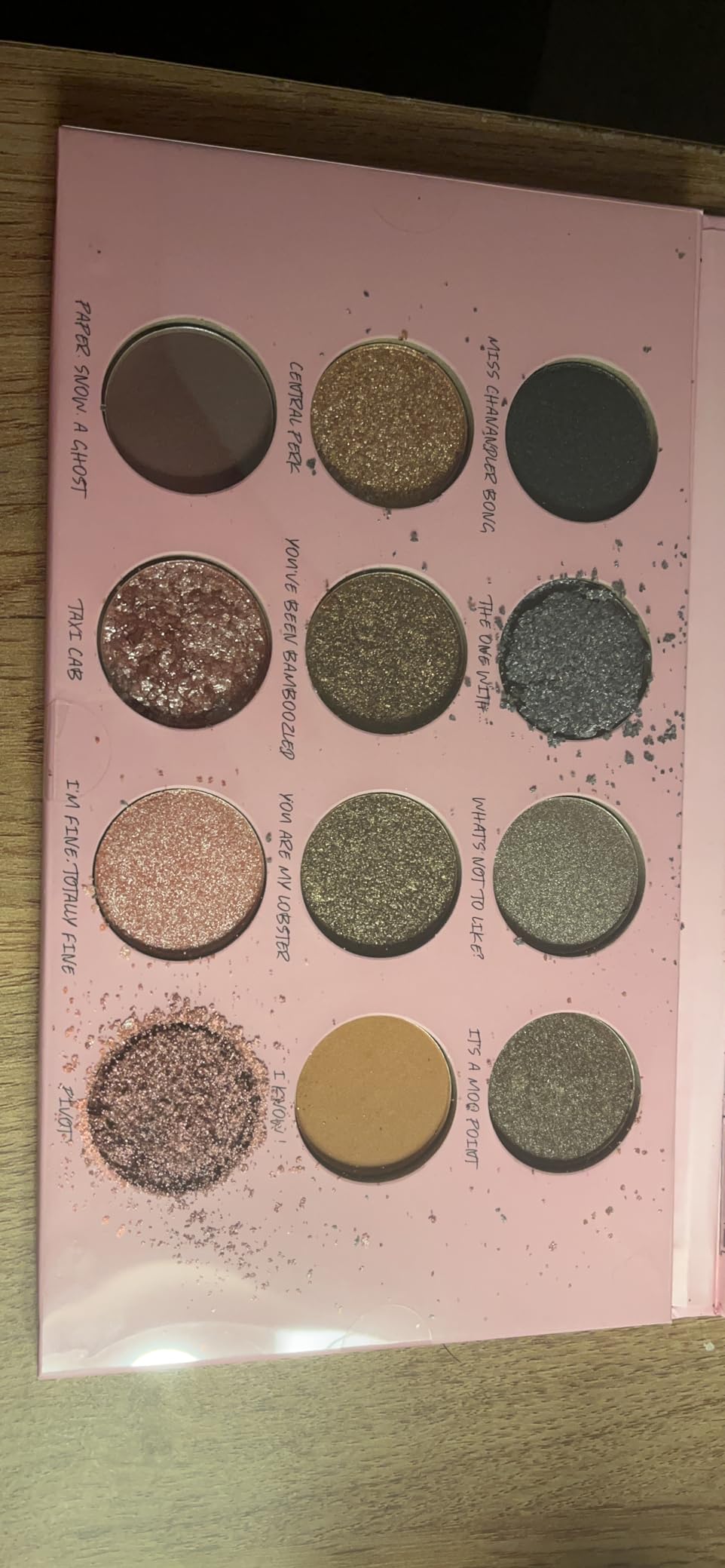 Paladone Friends Lidschatten-Palette 12 Farben rosa