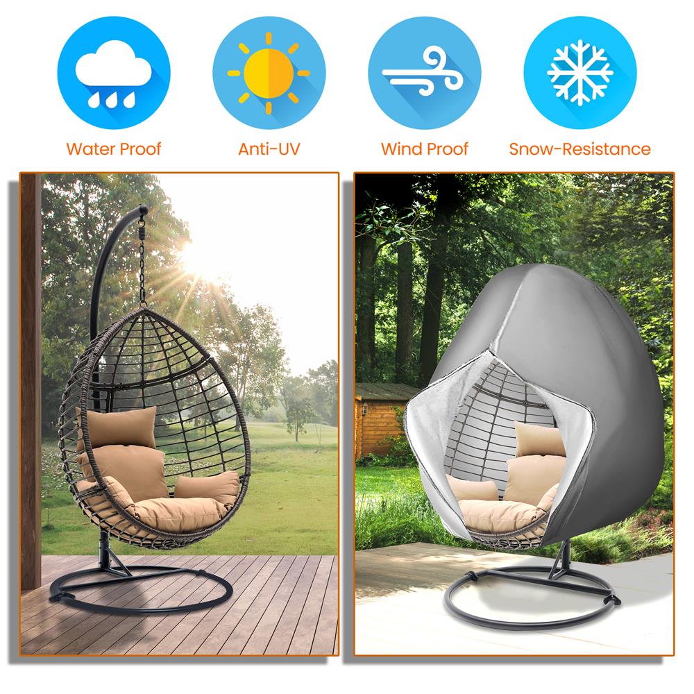 Serenelife Outdoor Swing Hängesessel Hülle 210D wasserdicht