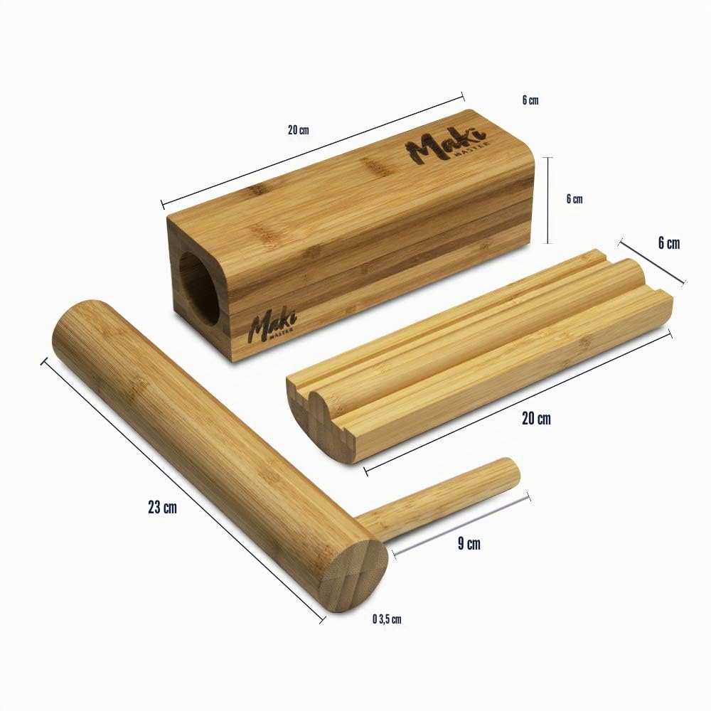 Mikamax Maki Master Sushi Maker Bambus DIY Sushi Set