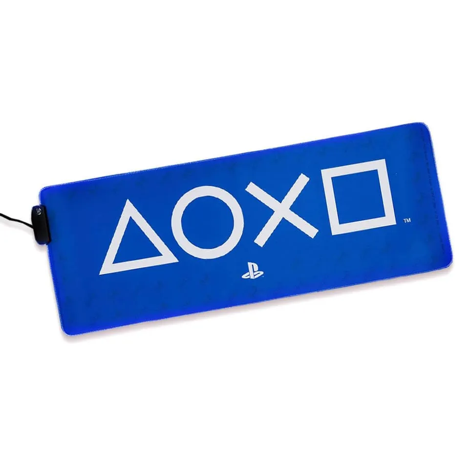 Paladone Lighting PlayStation Mauspad 80x30 beleuchtet blau