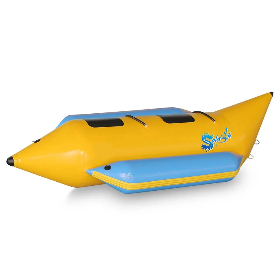 Serenelife Pool Set SLBBFL2 Bananenboot 2 Personen PVC