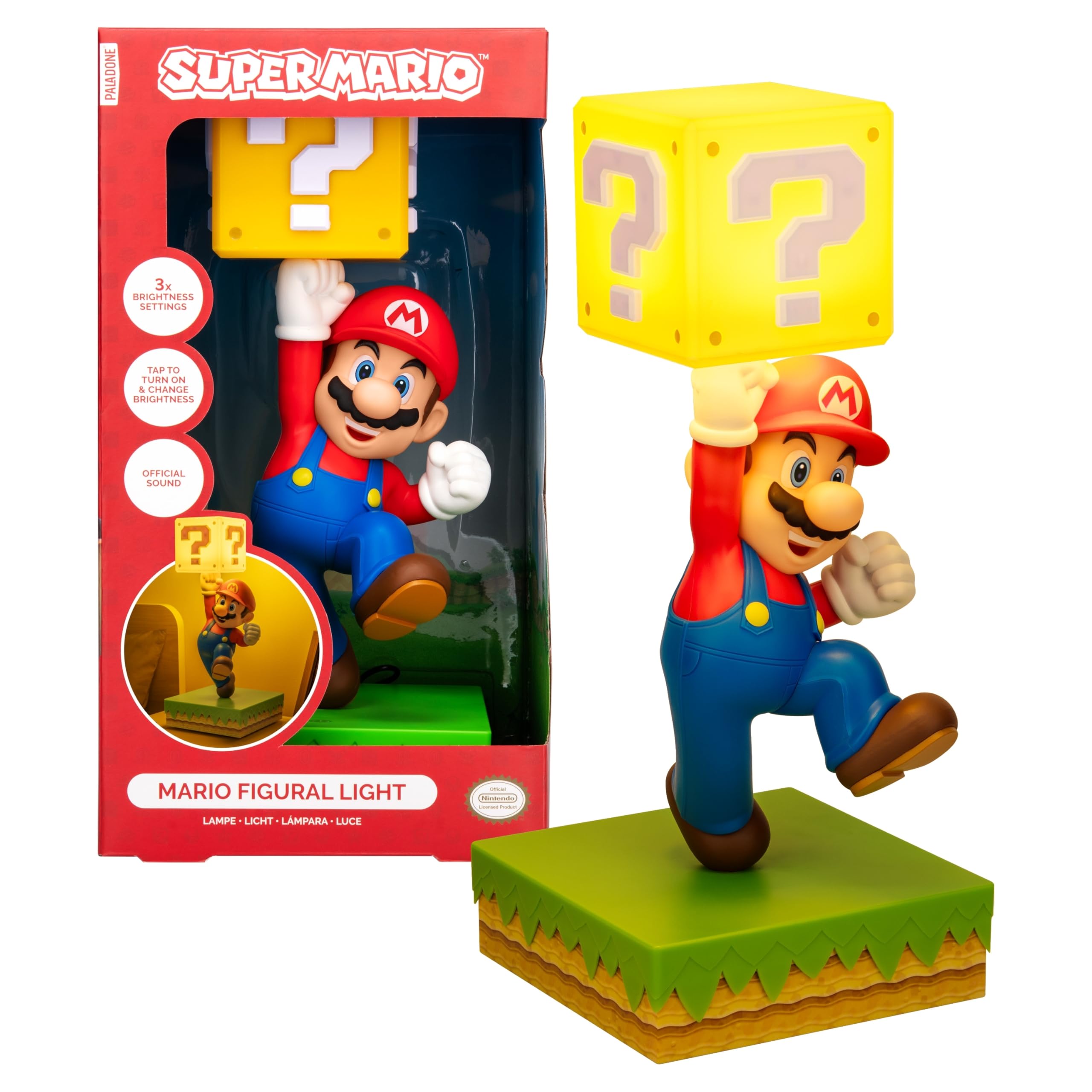 Paladone Lighting Super Mario Diorama Lampe Touch 35cm USB