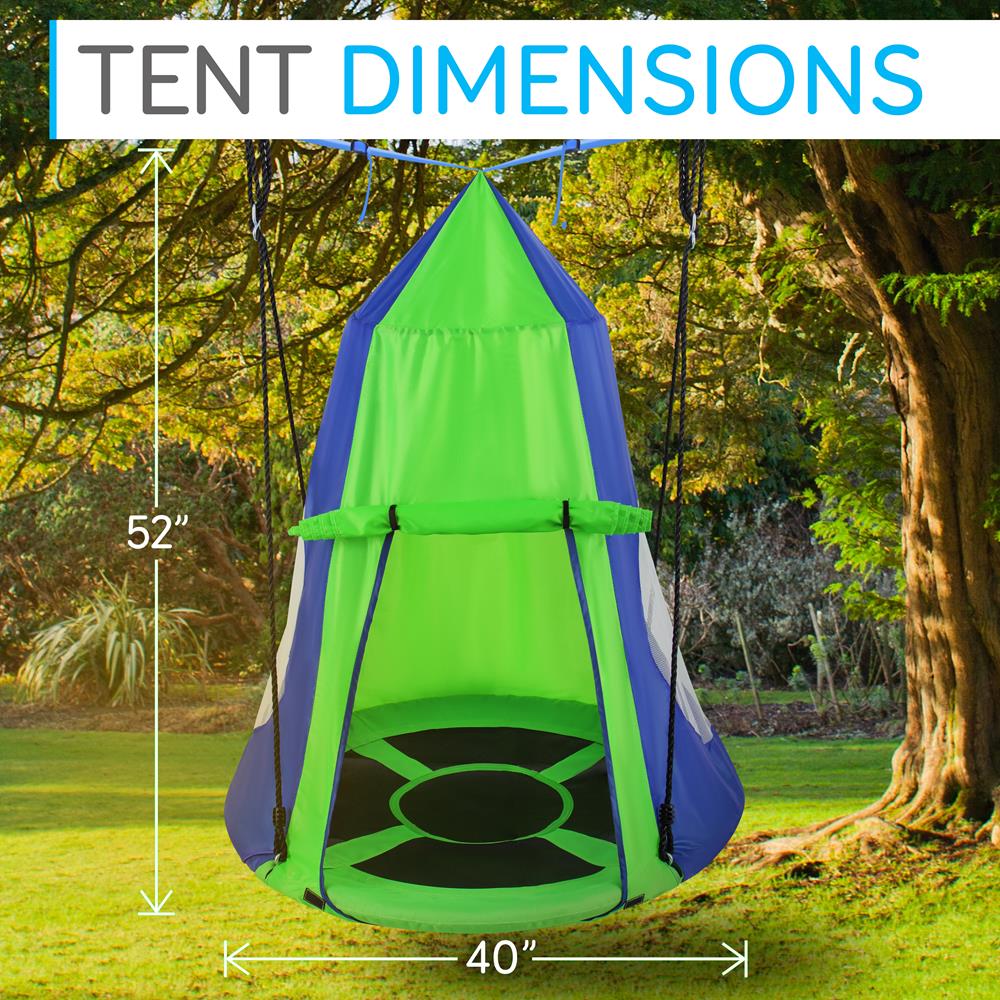 Serenelife Outdoor Swing Hängezelt Schaukel grün wasserdicht