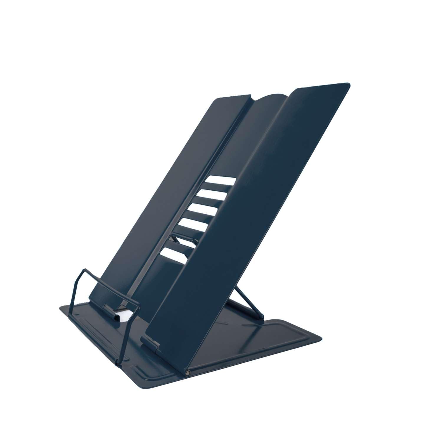 Intirilife Leseständer Metall Weiß 21 cm höhenverstellbar