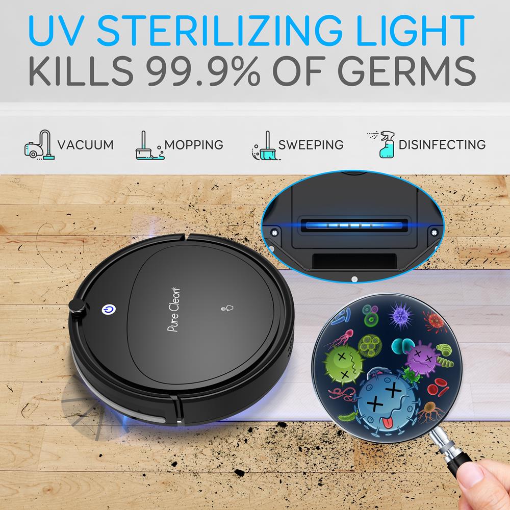 Serenelife Pure Clean Saugroboter mit Wischfunktion HEPA