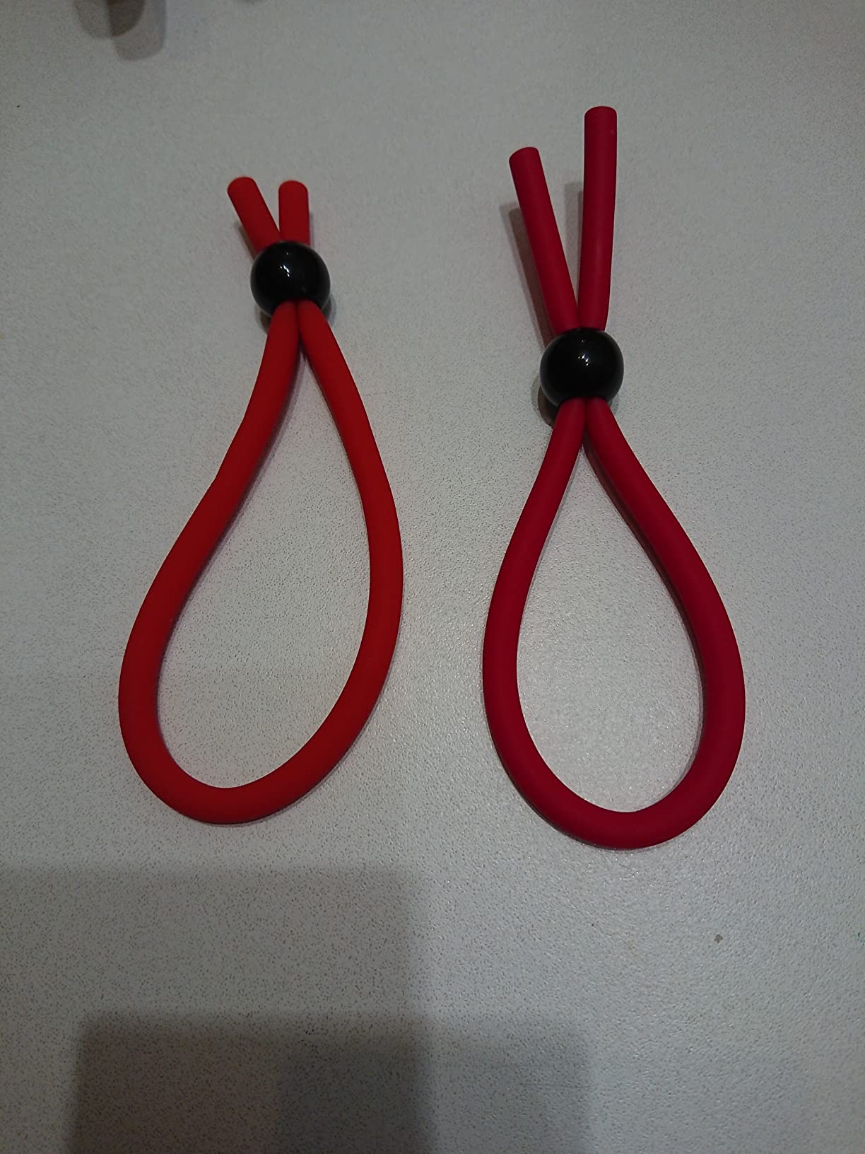 EIS Penisring verstellbar Silikon Cockring rot