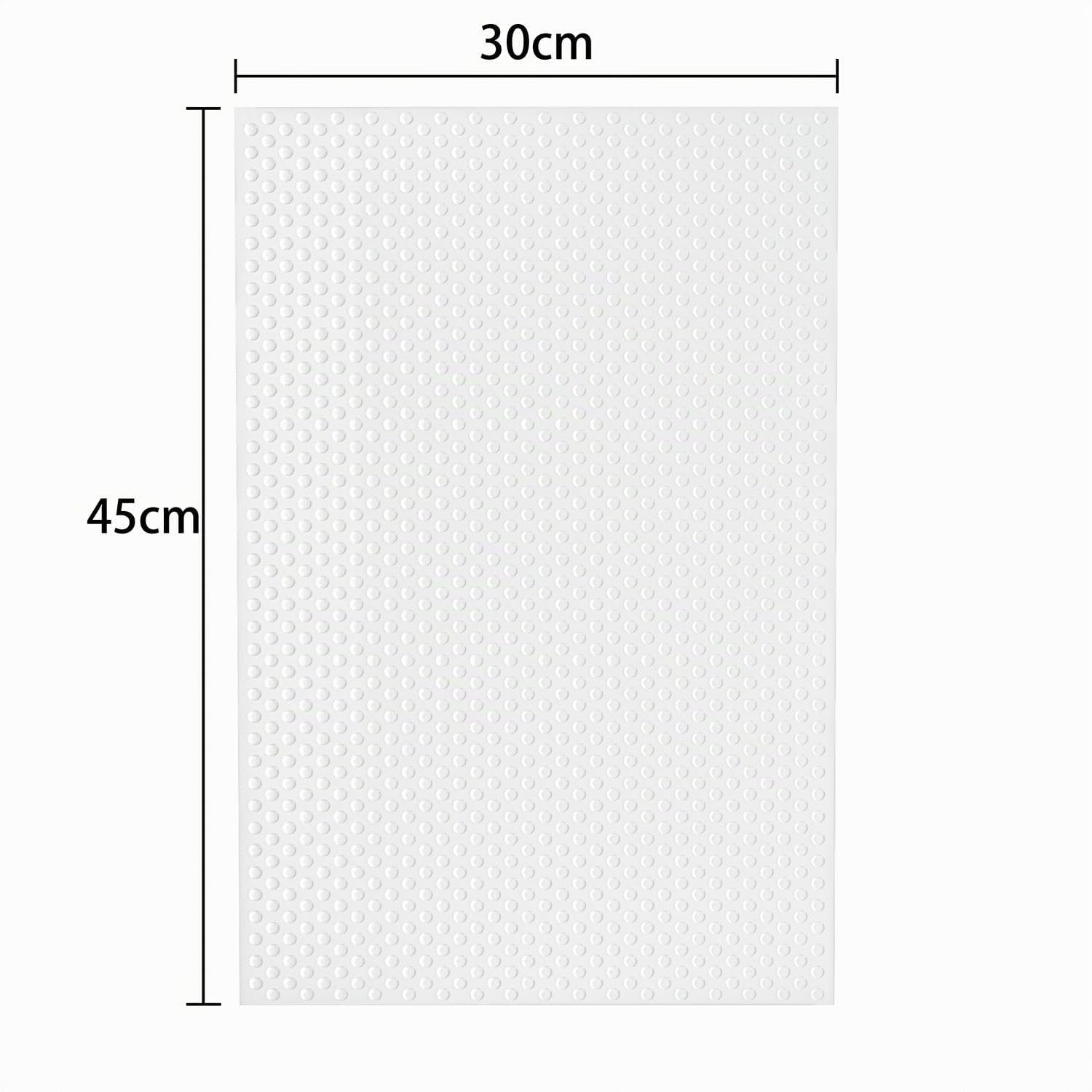 Intirilife Kühlschrankmatte Transparent 45x30 cm 6er-Set EVA