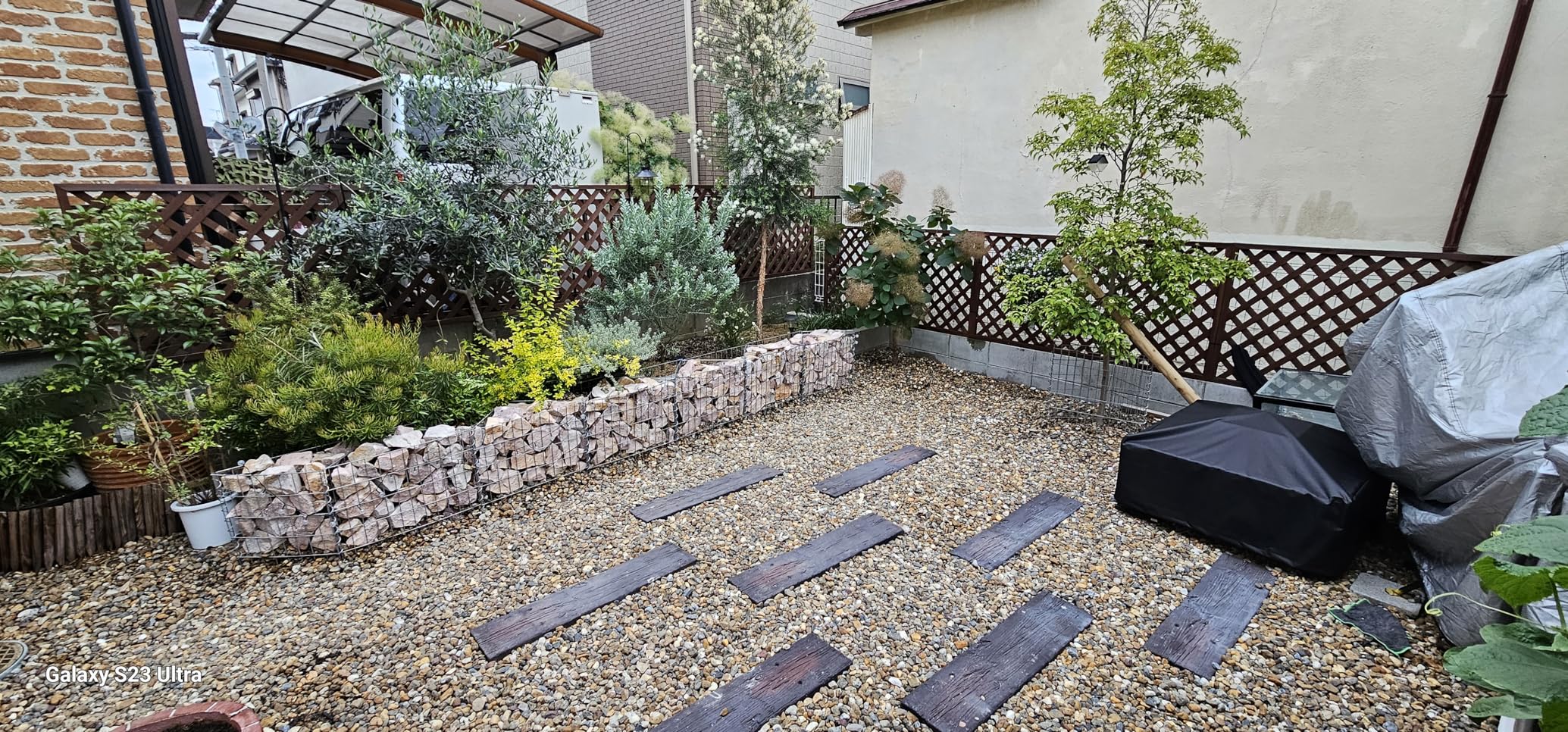 vidaXL Heim & Garten Gabione Pflanzkasten 630x30x50 cm verzinkt