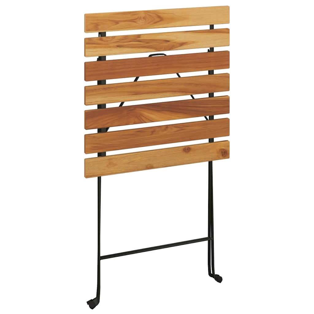 vidaXL Heim & Garten Bistro Set 3-tlg Teak klappbar