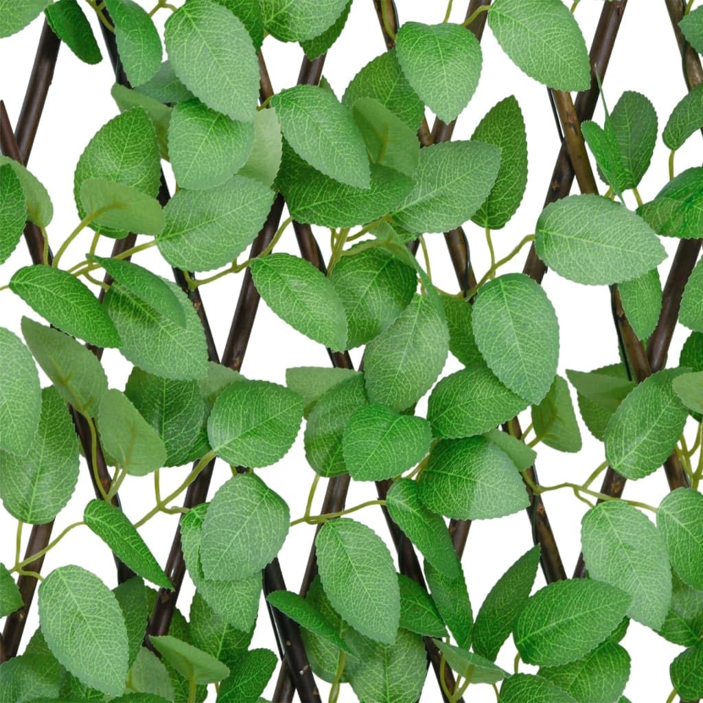 vidaXL Rankgitter Efeu erweiterbar 180x65 cm grün