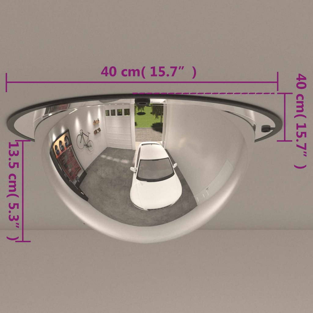 vidaXL Verkehrsspiegel Ø 40 cm Acryl gewölbt Sicherheit