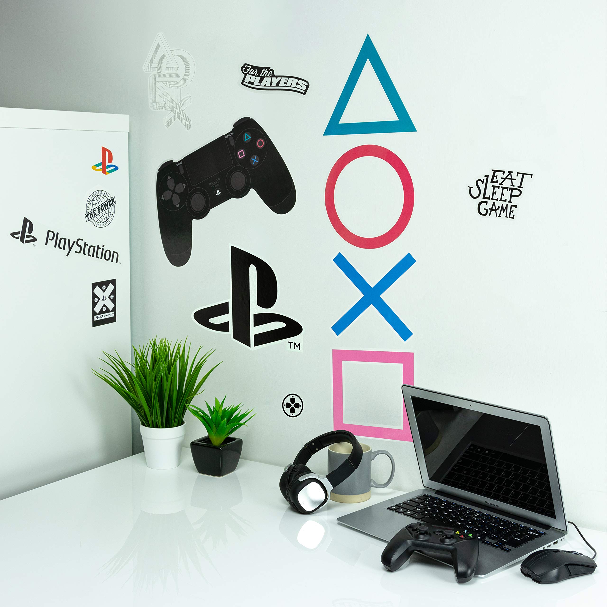 Paladone PlayStation Vinyl Wandaufkleber 22 Stück Set
