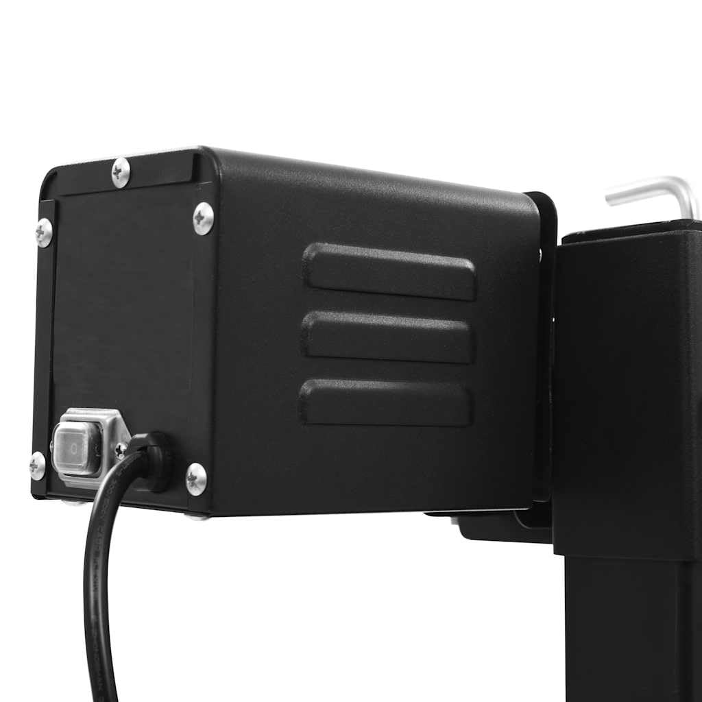vidaXL Heim & Garten BBQ Rotisserie Grill Drehspieß Edelstahl
