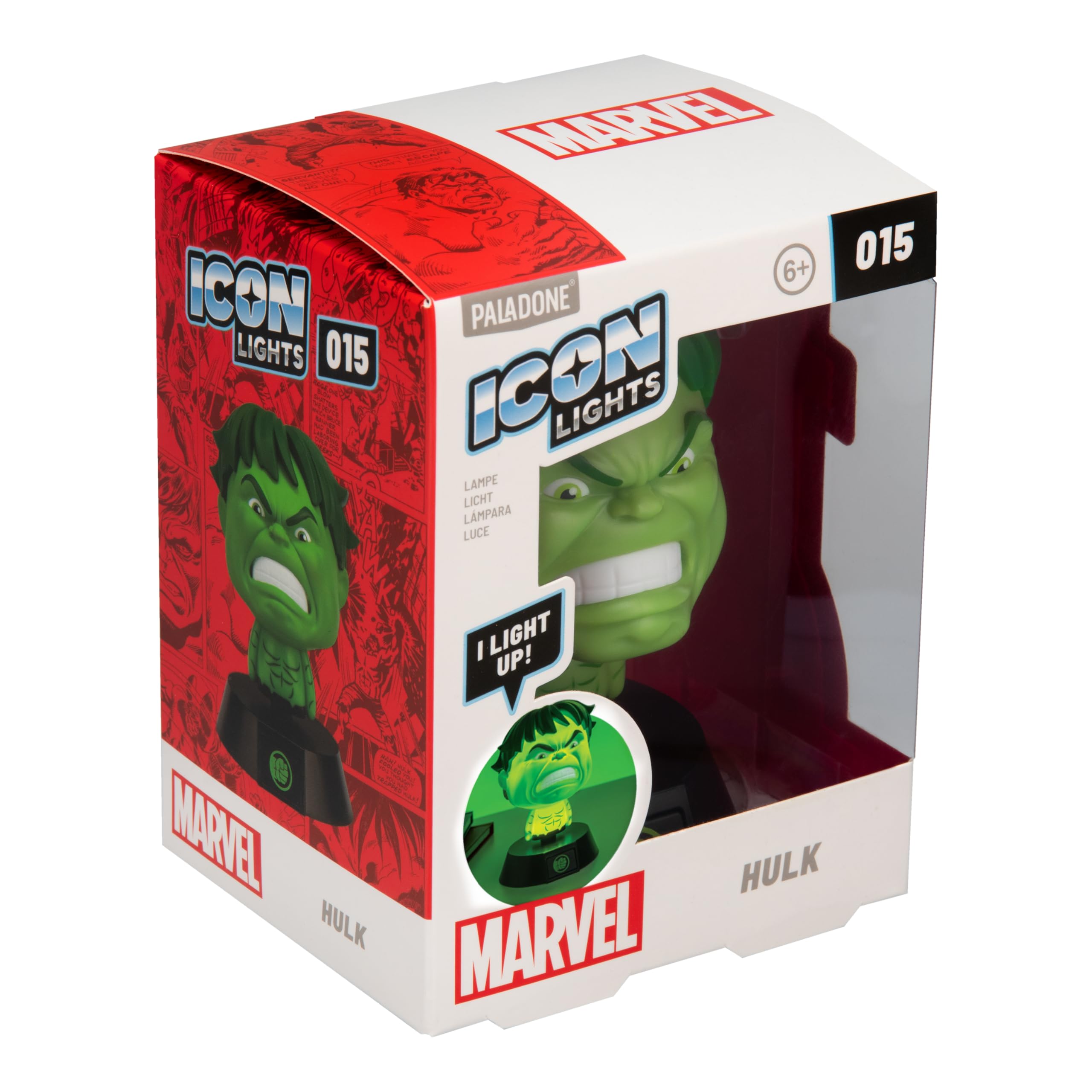 Paladone Marvel Hulk Icon Light LED Lampe 11 cm