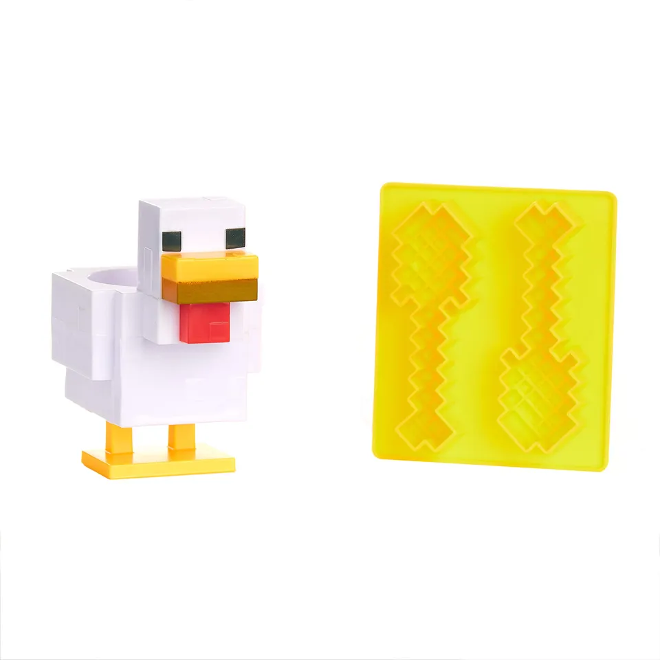 Paladone Minecraft Eierbecher Toastschneider Huhn Set