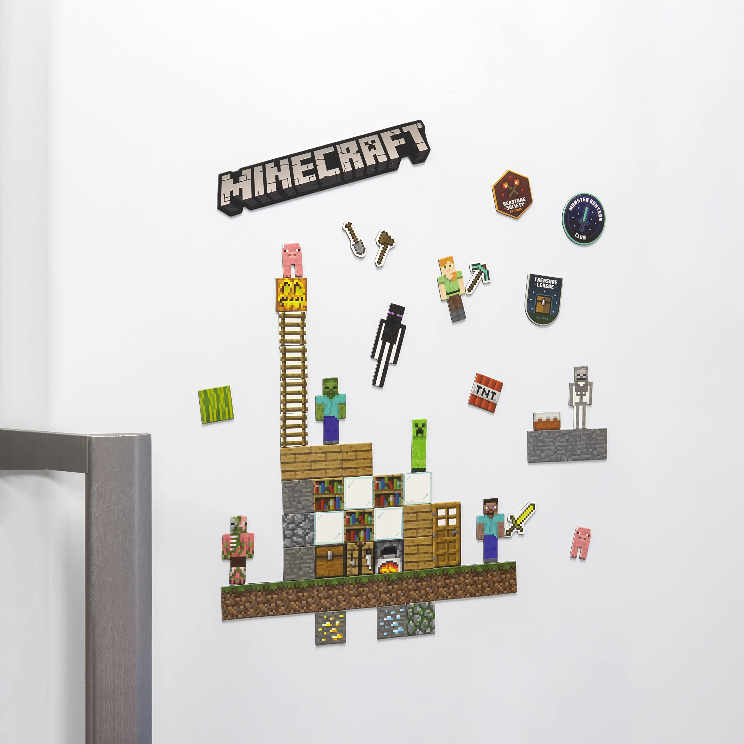 Paladone Minecraft Kühlschrankmagnete 80-tlg Gummi