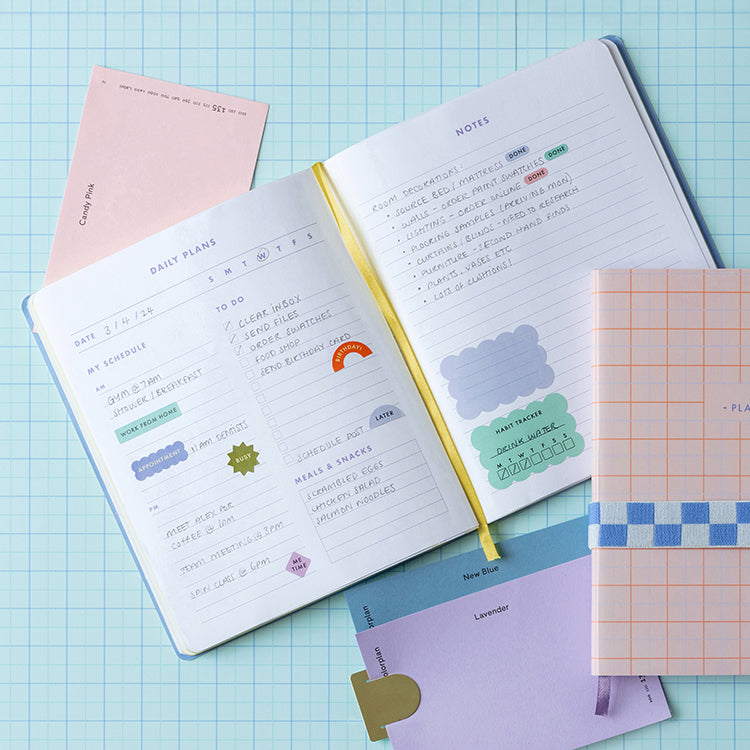 Kikkerland Inkerie Daily Planner Tagesplaner Undatiert