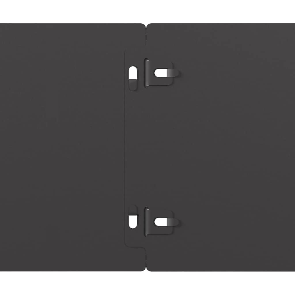 vidaXL Heim & Garten Raseneinfassung 50 Stk. 15x103 cm Schwarz