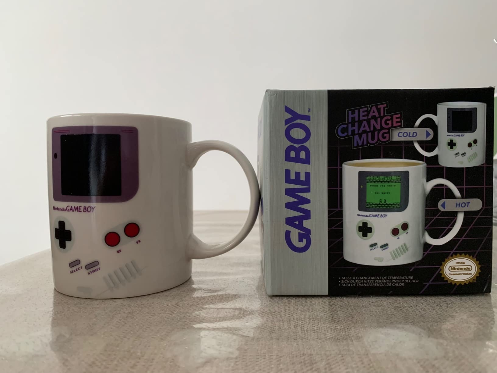 Paladone Gameboy Thermoeffekt Tasse 290 ml Farbwechsel