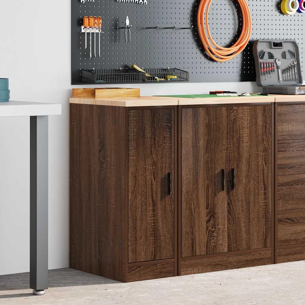 vidaXL Garagenschrank 30x51x85 cm Kiefer Werkzeugschrank