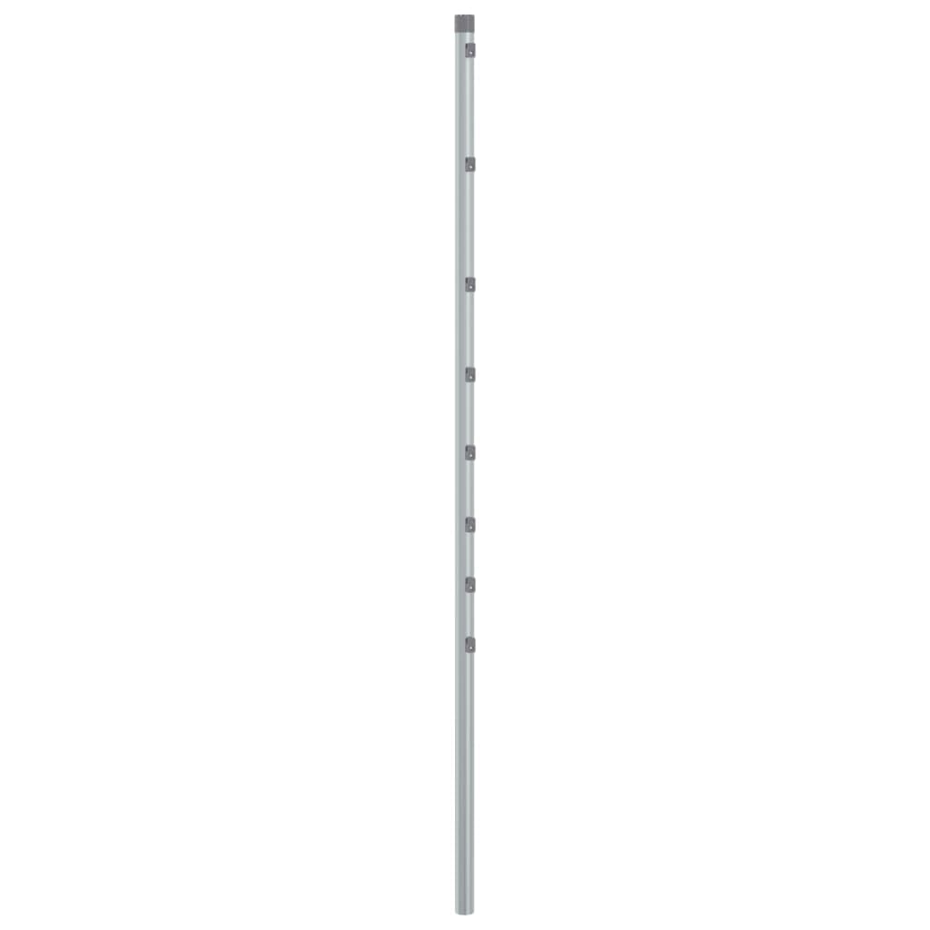 vidaXL Heim & Garten Zaunpfosten 15 Stk 150 cm Silber