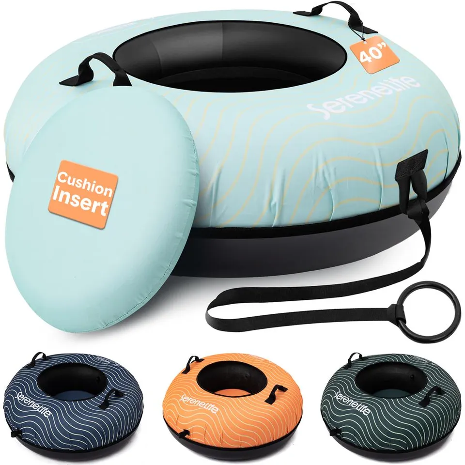 Serenelife Kids Play Schneereifen 40 Zoll Blau 113 kg
