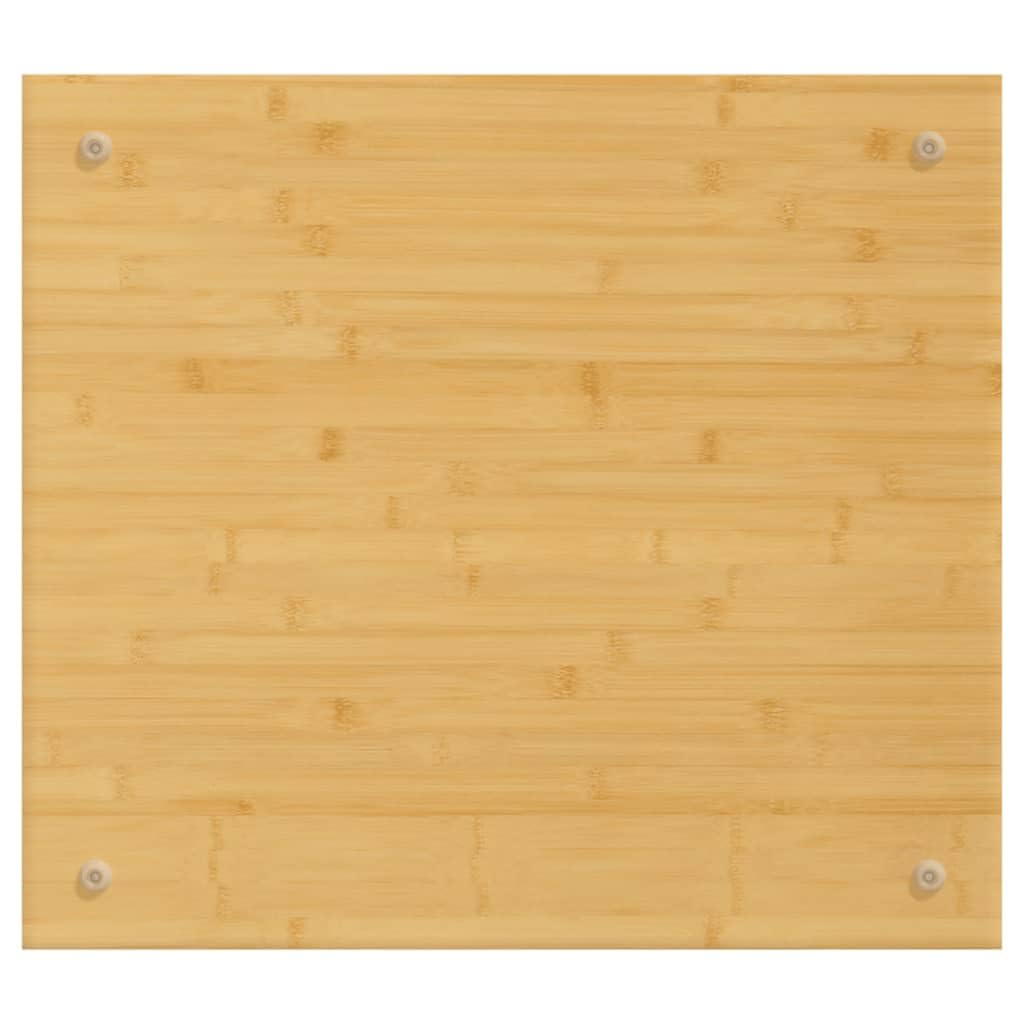 vidaXL Herdabdeckplatte 50x56cm Bambus Schneidebrett