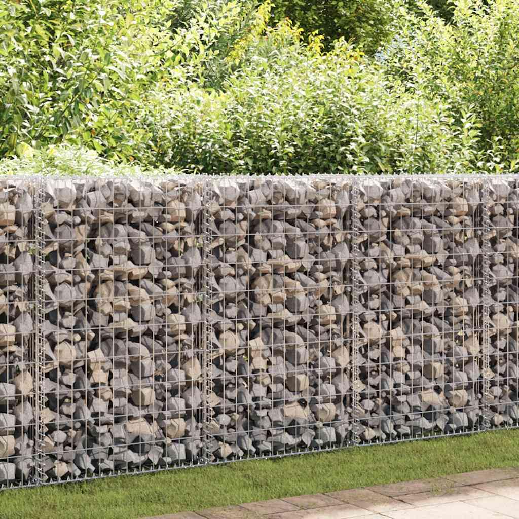 vidaXL Heim & Garten Gabionenwand Gabione 300x30x100 Stahl