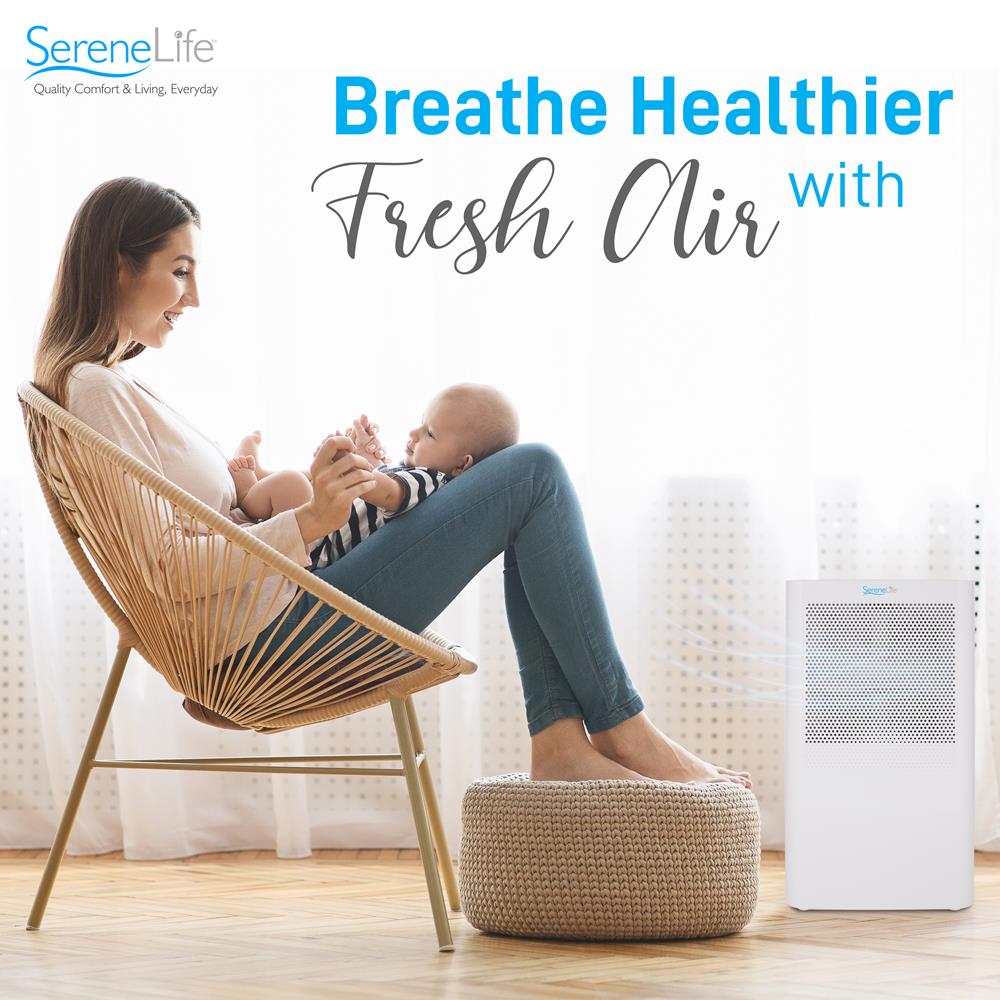 Serenelife DeHumidifiers PDUMID95 Luftentfeuchter 3L leise