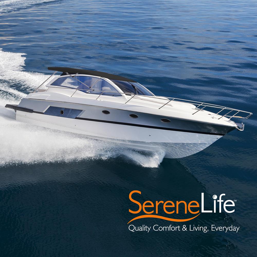 Serenelife Bimini Top Bootsverdeck grau wasserdicht