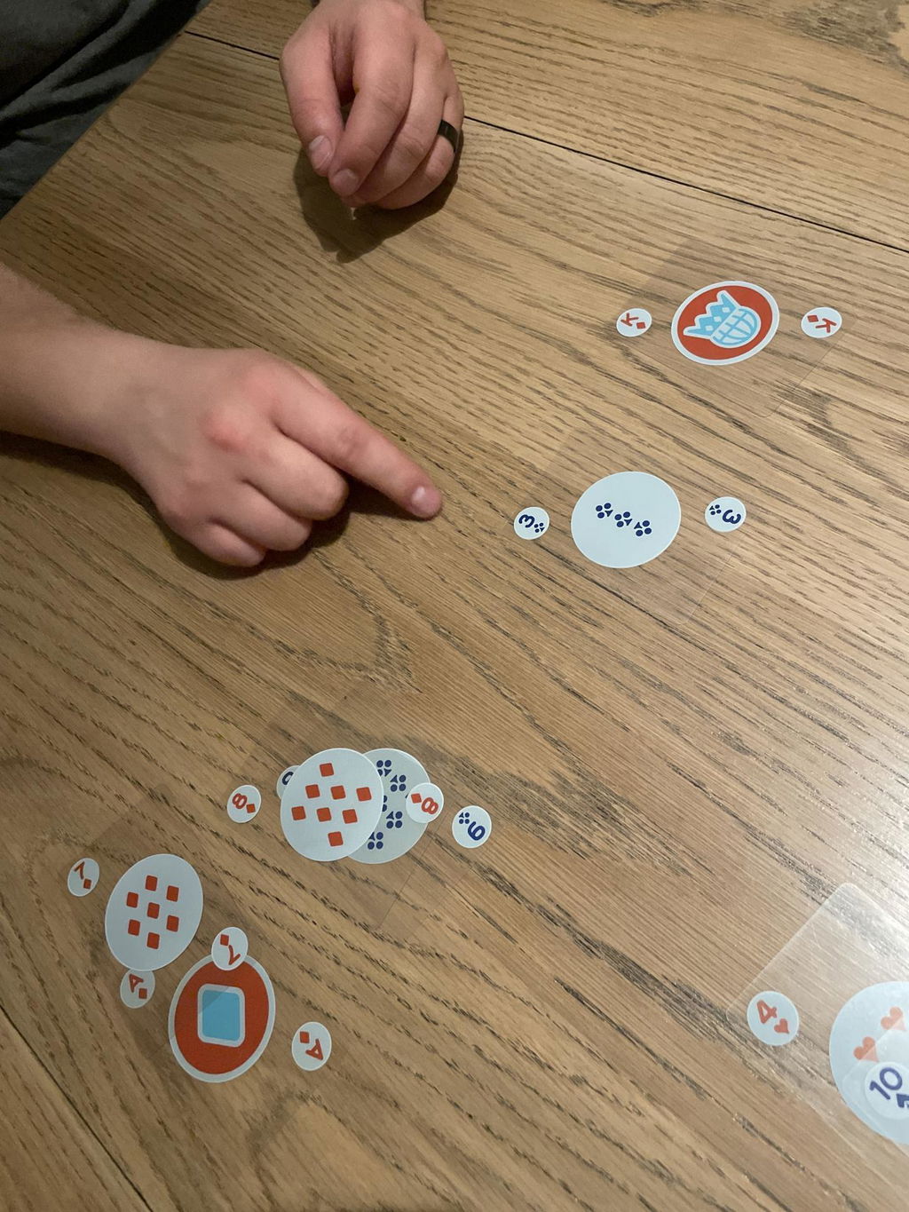 Kikkerland Play Invisible Spielkarten transparent wasserdicht