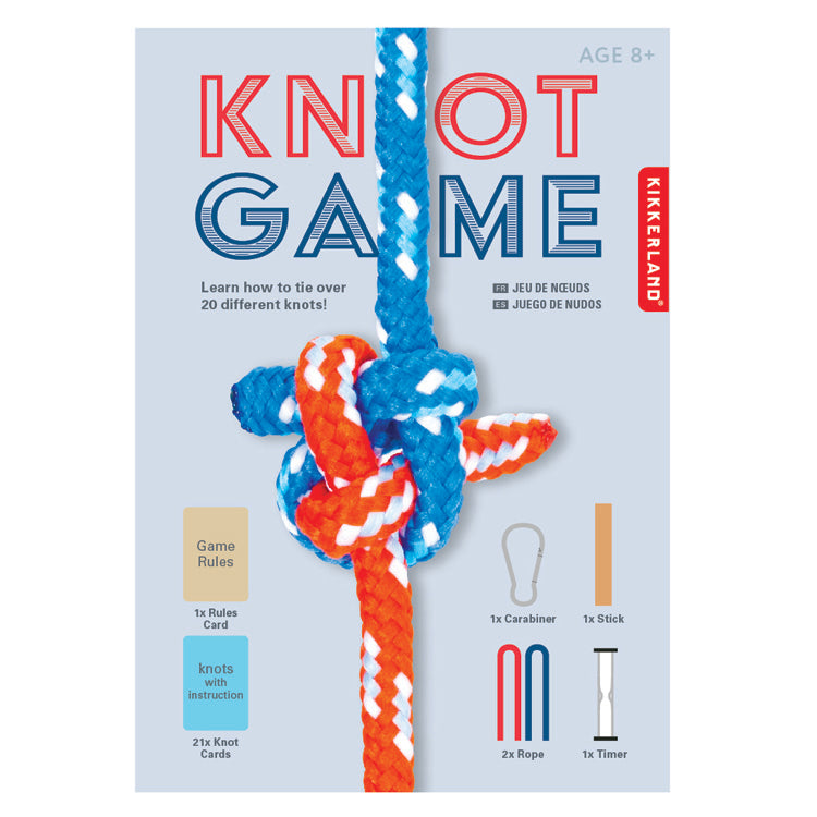 Kikkerland Home Knot Game Knotenspiel 20 Knoten