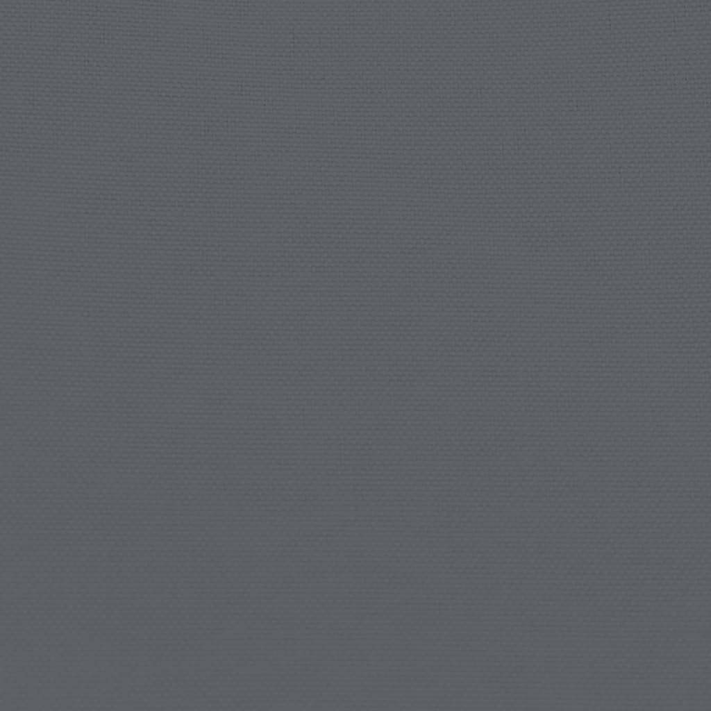 vidaXL Gartensofa L-Form Schwarz Textilene mit Kissen