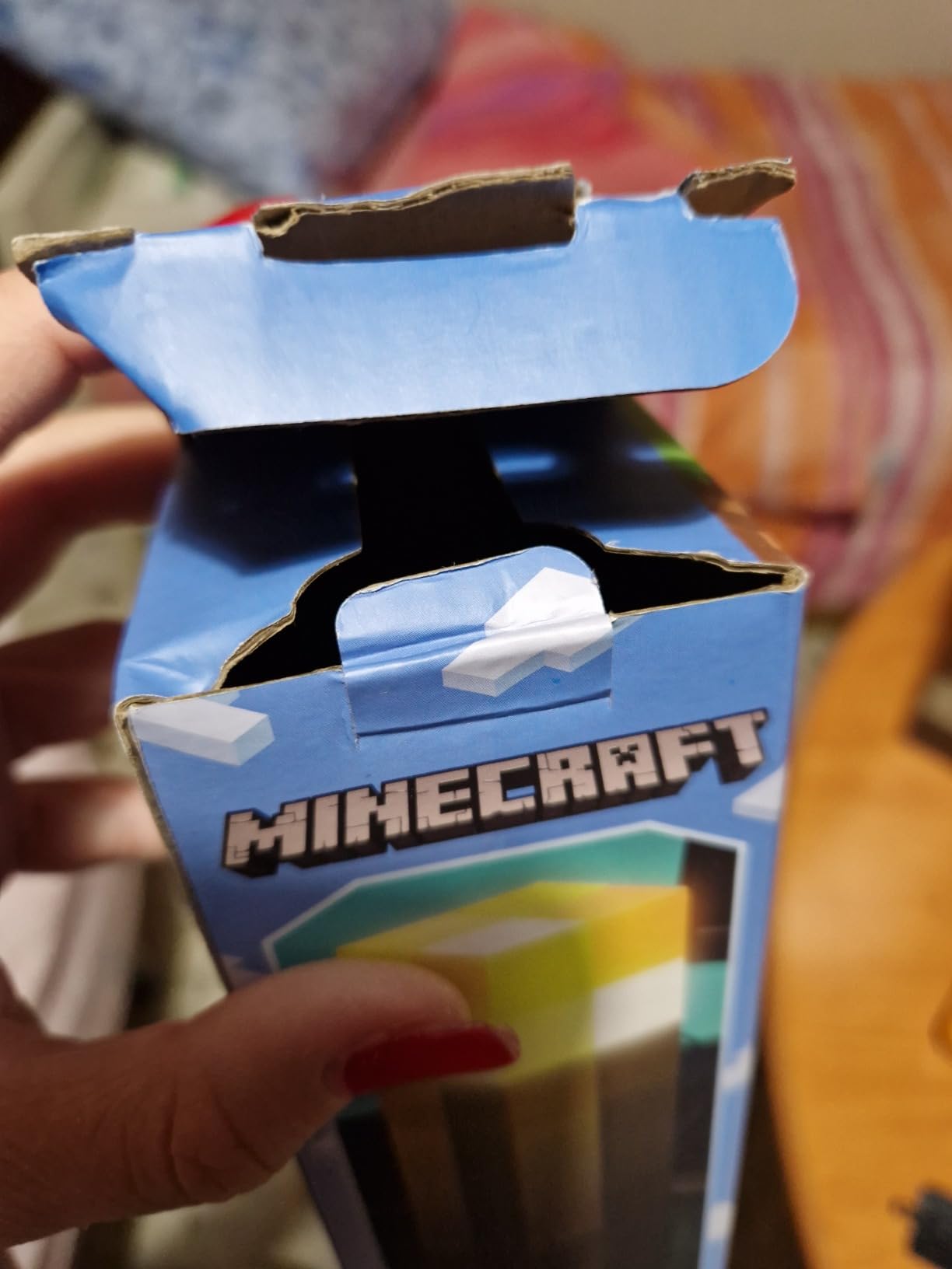 Paladone Minecraft Fackel-Licht 13 cm 2 Modi Batterie