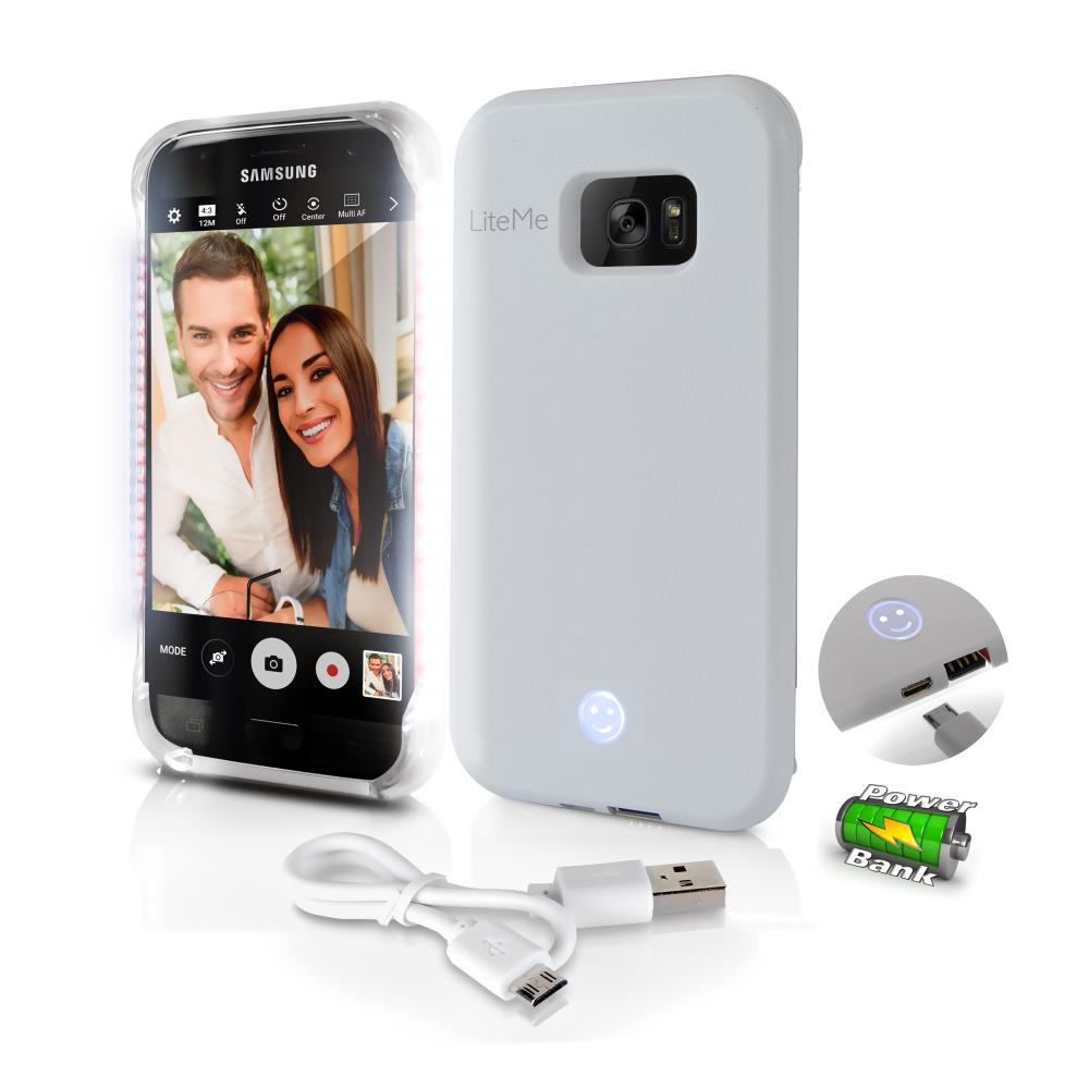 Serenelife Lite-Me Selfie Handyhülle LED mit Powerbank