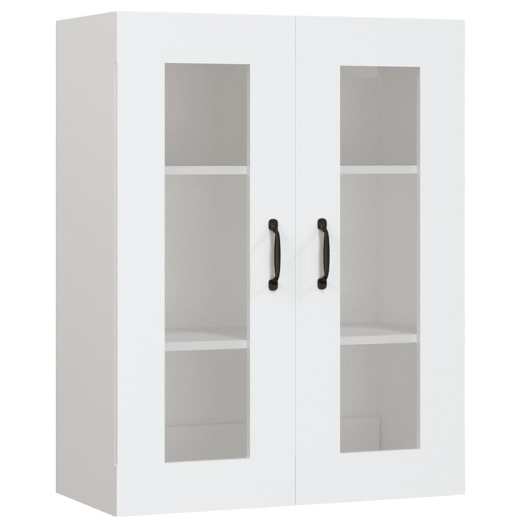 vidaXL Möbel Hängeschrank Weiß Holzwerkstoff 90 cm